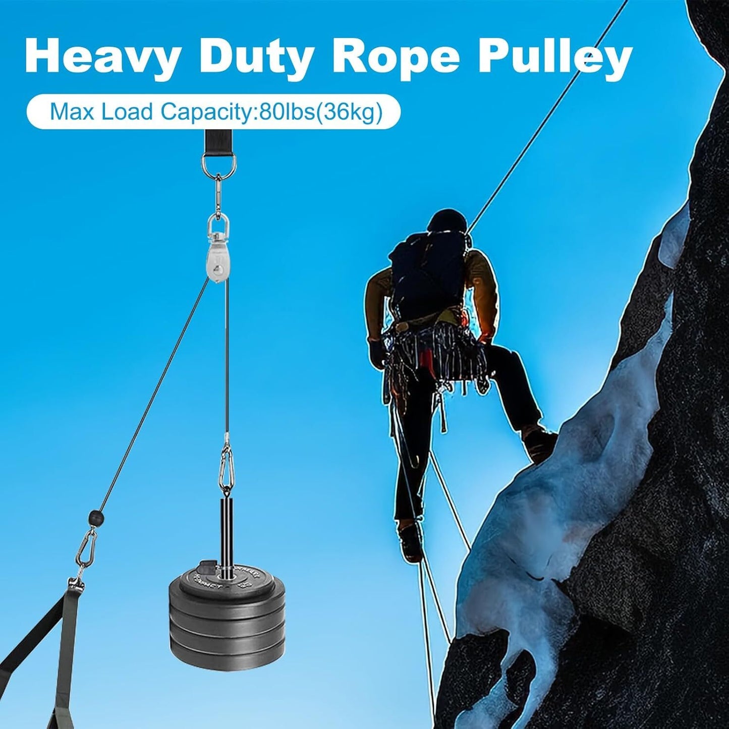 10pcs M15 Single Pulley Block, 304 Stainless Steel Hanging Wire Towing Wheel
