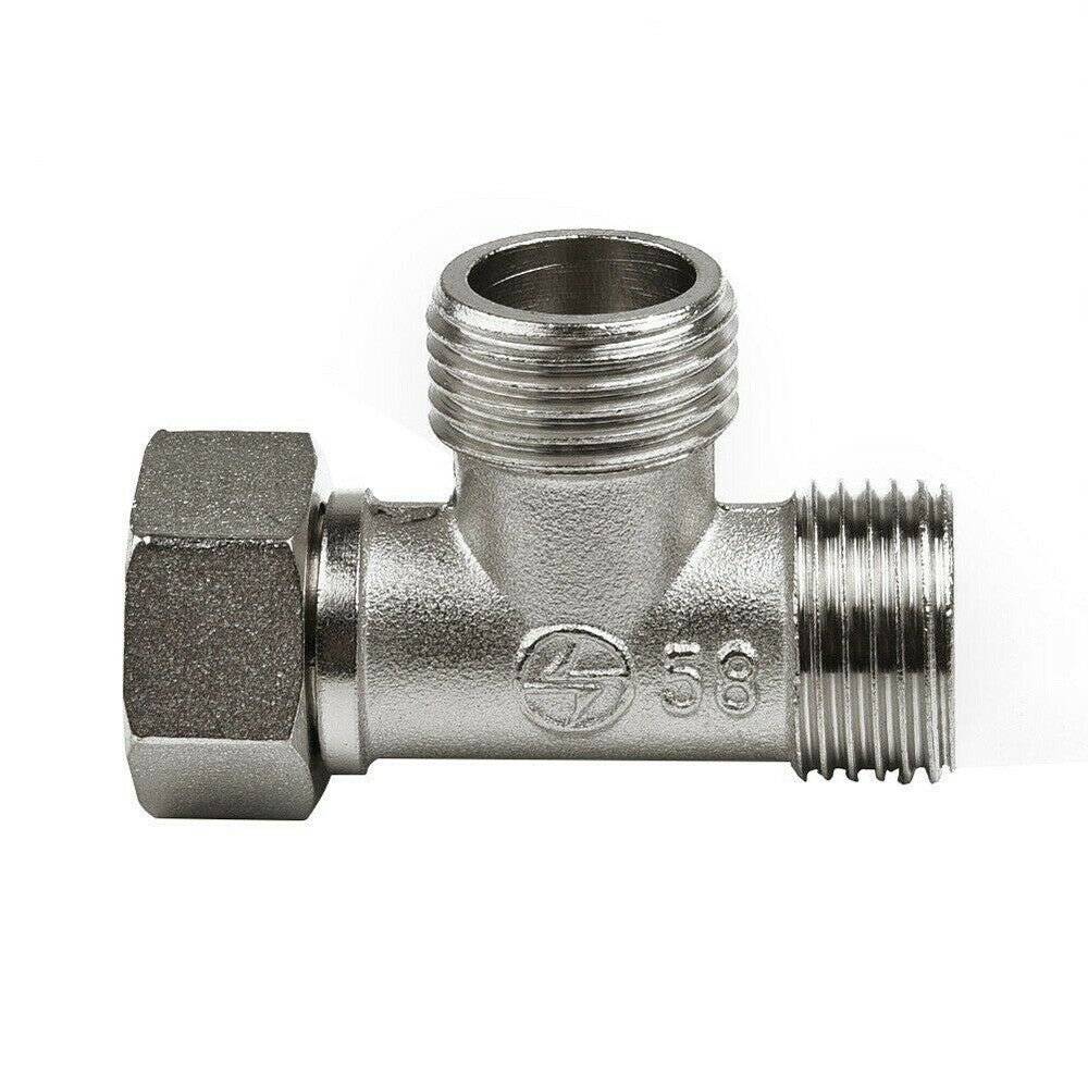 T-adapter 3 Ways Valve For Diverter Toilet Bidet Bath Sprayer Shower Head Parts