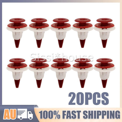 20X Fender Flare Clips Fasteners Fit Holden Rodeo Isuzu D-Max Dmax Pickup Nissan