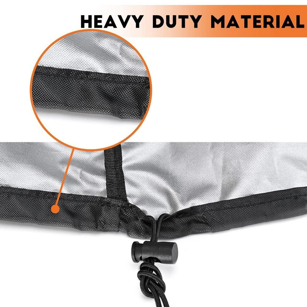 with Stretchable Drawstring Drum Cover 55 Gallon Trash Can Cover  Water Barrel