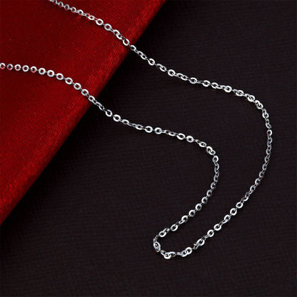GENUINE 925 Sterling Silver Solid 1MM Link Chain Necklace for Pendant Stunning