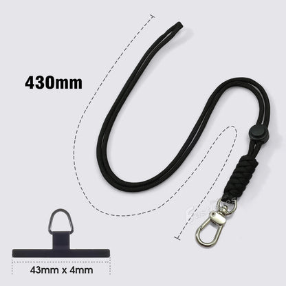 2PCS Stainless Steel Flexible Phone Lanyard Compatible with iPhone 17Pro Max With Neck Strap