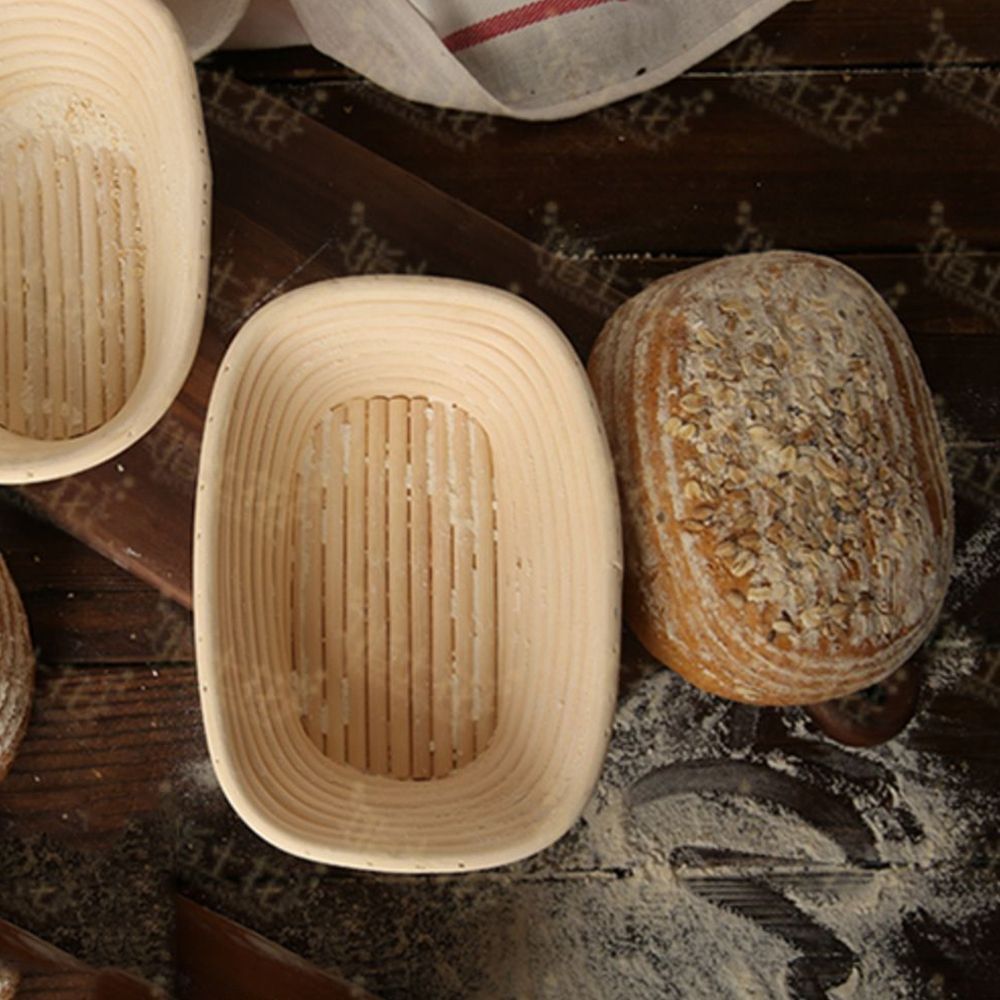 Proofing Basket Round Oval Baking Dough Basket Rattan Sourdough Banneton Bread