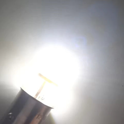 2 x Cool White G18 BA15S 1156 6V 12SMD 100LM LED Globes (2pcs)