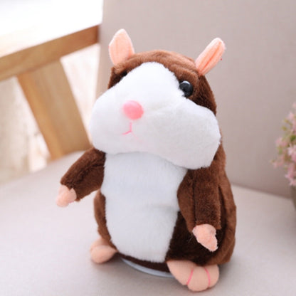 Talking Hamster Chat Mimicry Pet Record hamster Doll Xmas Plush Toy Nod Mouse