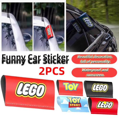 Decoration Car Cute Funny Tag Sticker Playful Motorcycle Bike Auto TOYs