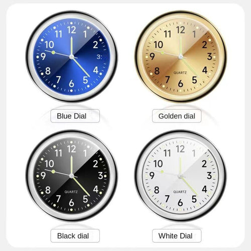 Dashboard Quartz Clock 40mm Electronic Watch Waterproof Car Clock  Bicycle