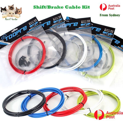 Universal Road MTB Shift & Brake Cable Housing Kit Outdoor Front Rear Wire Gear