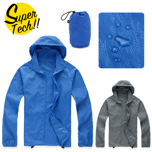 Unisex Cycling Running Hiking Bike Waterproof Windproof Jacket Outdoor Rain Coat