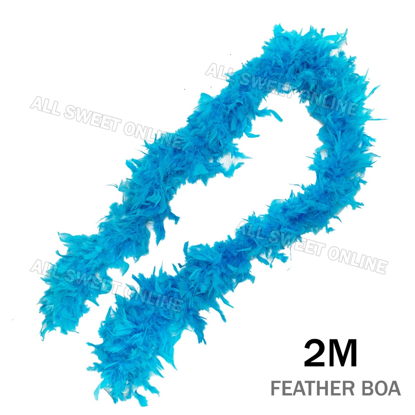 100% Genuine Feather Boa 2M Party Scarf Dress Up Costume Wedding Decor DIY Craft