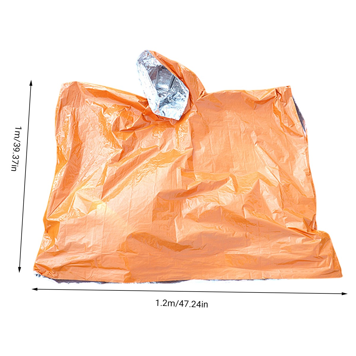 For First Aid Survival 2x Emergency Rain Poncho Waterproof Coat Warm Keeping AU