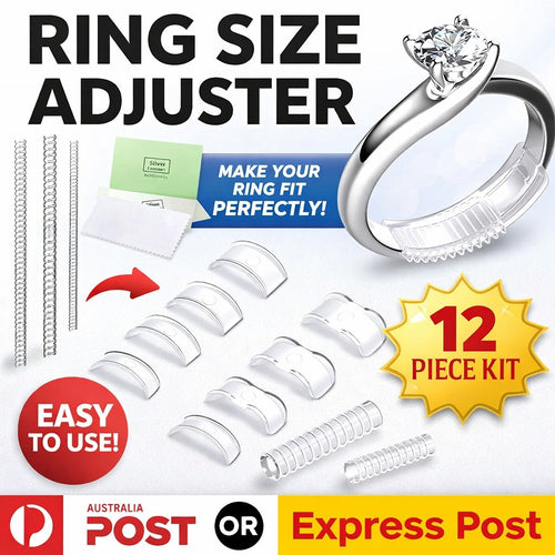 12 Pieces Ring Size Adjuster Reducer Invisible Guard Resizer Jewellery Tool