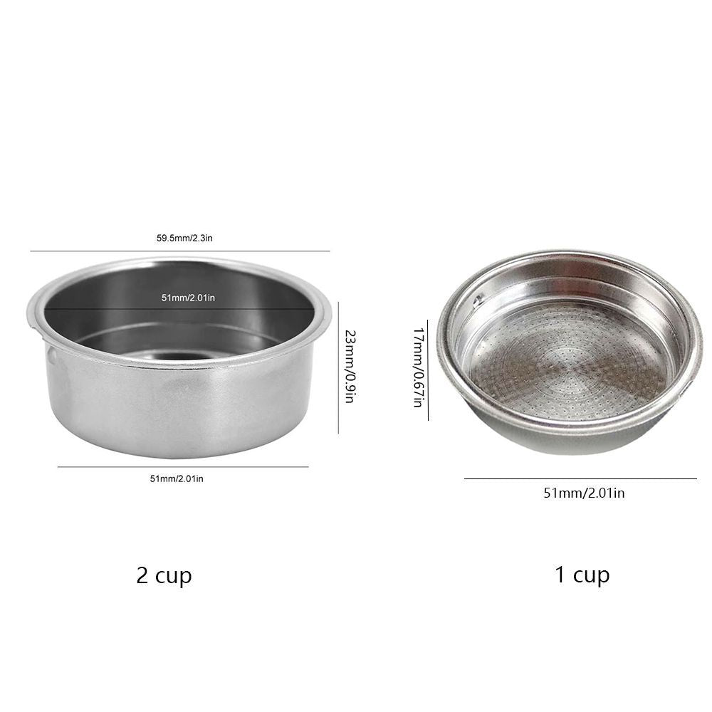 Basket Powder Basket Coffee Machine Accessories Coffee Filter Bowl For 51mm