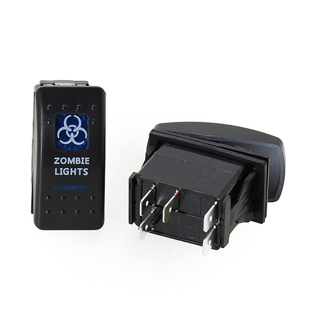 Spot Light 12V ARB Carling Rocker Waterproof Toggle Switch Blue LED Car Boat AU
