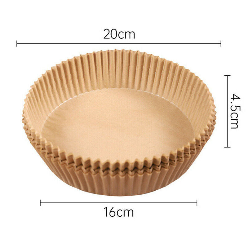 50/100Pcs Air Fryer Liners Nonstick Parchment Disposable Paper Baking Paper AU