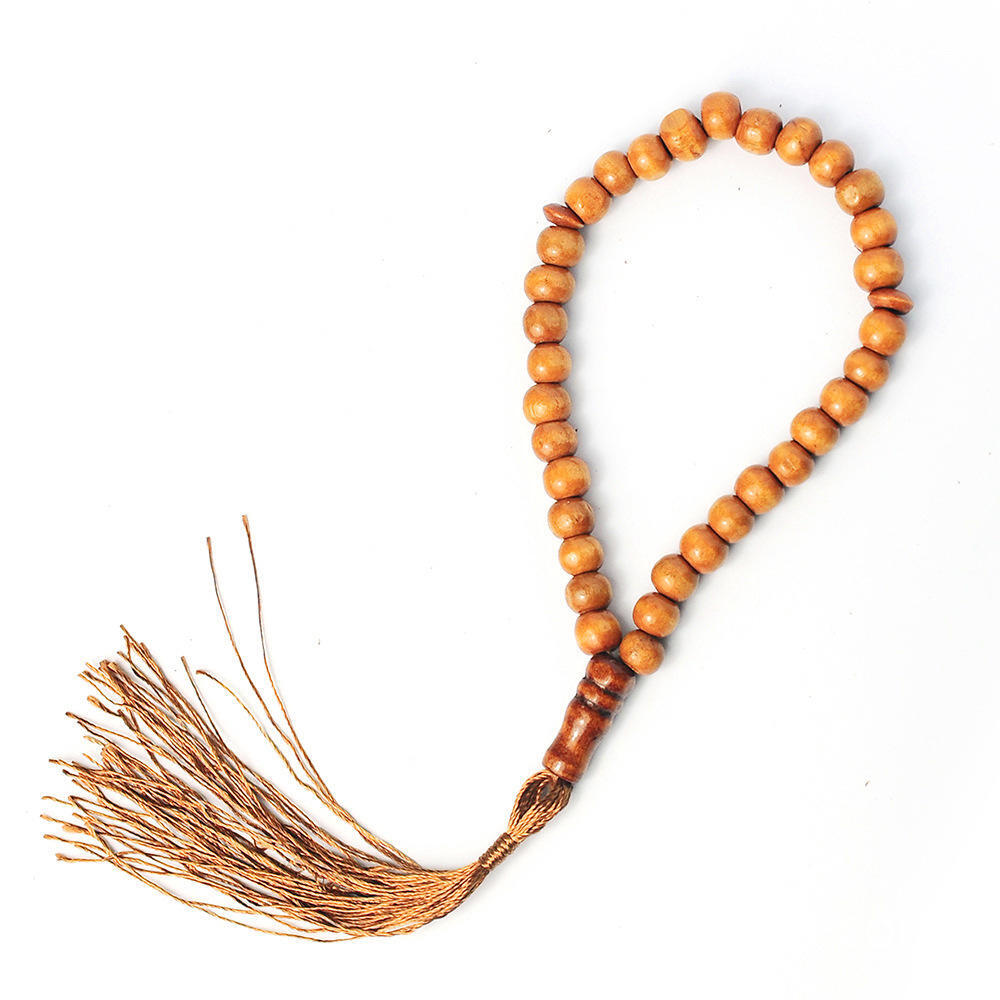 Wood Tasbih Prayer Beads 33/99 Muslim Prayer Beads Islamic Handheld Prayer Beads