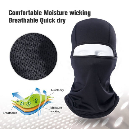 Cycling Helmet Cycling Balaclava Full Face Cap Face Cover Cooling Neck