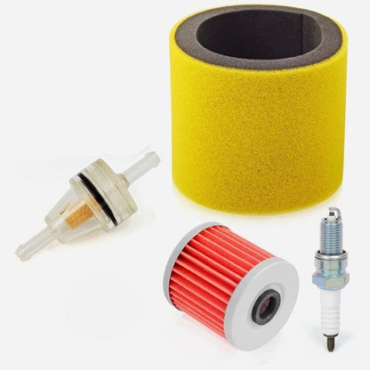 Service Kit Air Oil Fuel Filter Spark Plug For Kawasaki Bayou 220 250 300 KLF300