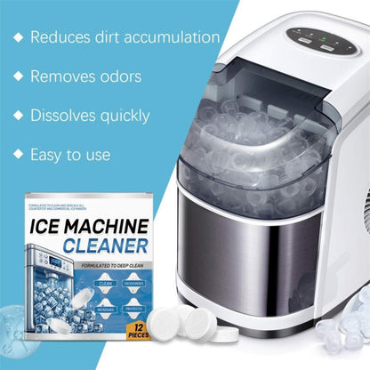 Ice Machine Cleaner Maker Descaler -12/24/36 Pieces Clean Tablets 2025 Cleaning