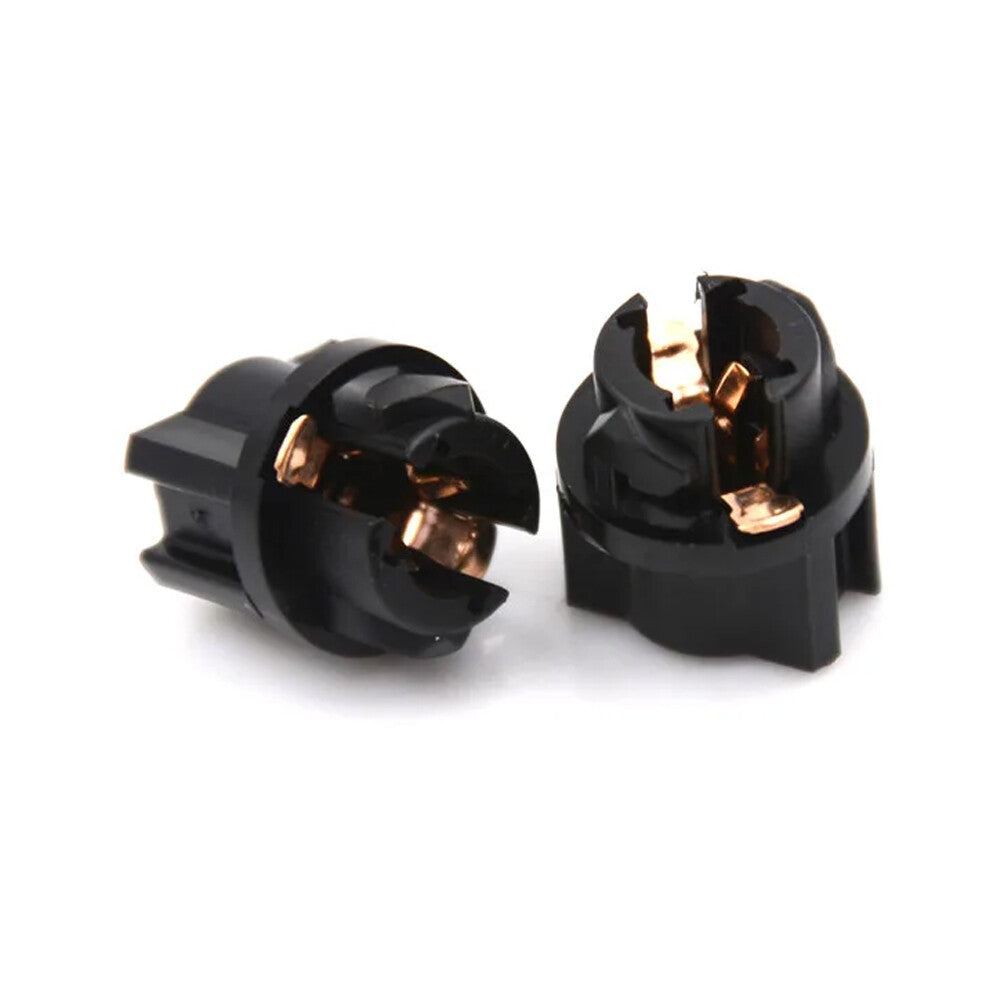 10pcs T5 LED Globe Socket Dash Instrument Cluster Mount Bulbs Holder Light Base