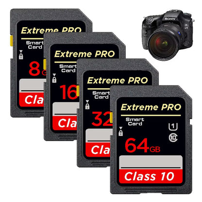 High Speed SD Memory Card Class 10 Flash Card 16GB 32GB 64GB 128GB
