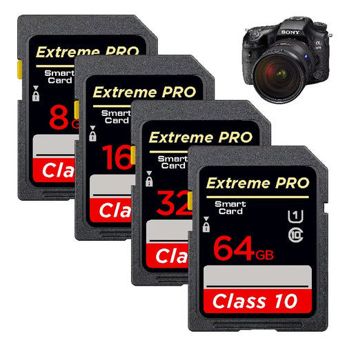 High Speed SD Memory Card Class 10 Flash Card 16GB 32GB 64GB 128GB