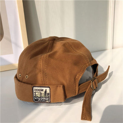 Cotton Men Docker Cap Bonnet Beanies Brimless Hat Fashion Beanie Hats Unisex