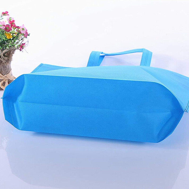 10Pack Reusable Shopping Bags Eco Storage Travel Tote Grocery Bag Non Woven AU