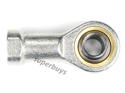 Right M10 x1.5 Female Threaded Rod End Bearing Heim Rose Joint Mechanical Swivel