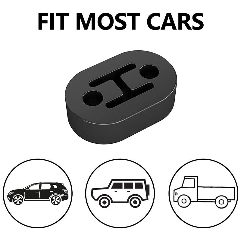 4x Universal Exhaust Mount Repair Hanger Bracket Heavy Duty Rubber Replacement