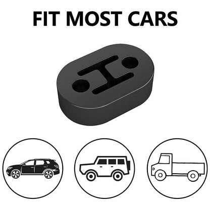 4x Universal Exhaust Mount Repair Hanger Bracket Heavy Duty Rubber Replacement