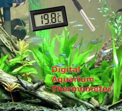 Digital LCD Thermometer Temperature Meter Panel Mount LR44 -50 to 110C Black
