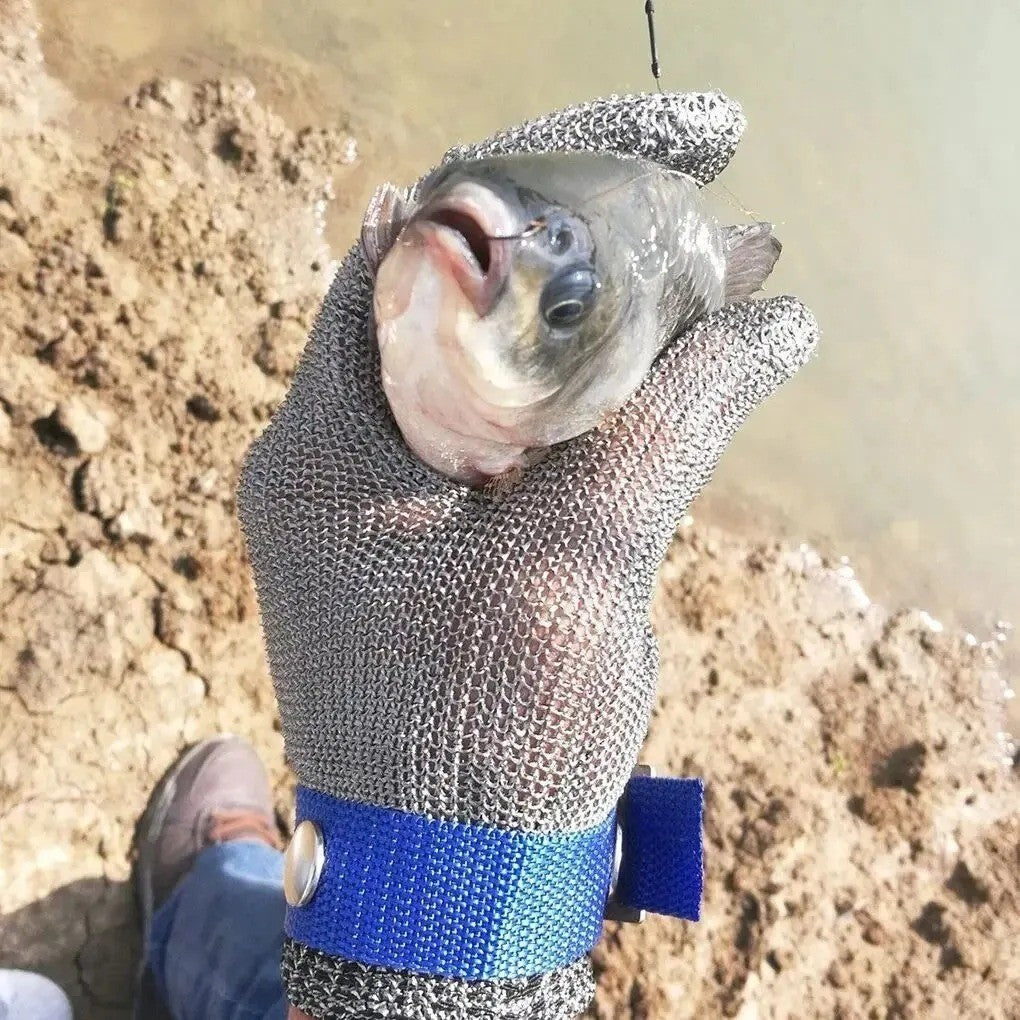 Safety Cut Proof Stab Resistant Glove Stainless Steel Metal Mesh Butcher Gloves