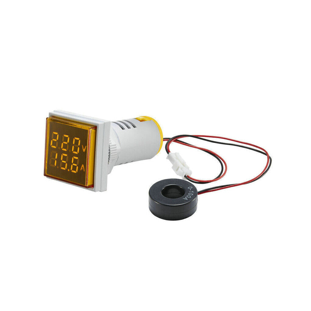 3in1 AC Voltmeter-Ammeter Voltage LED-Digital Display-Volt Amp Meter Gauge