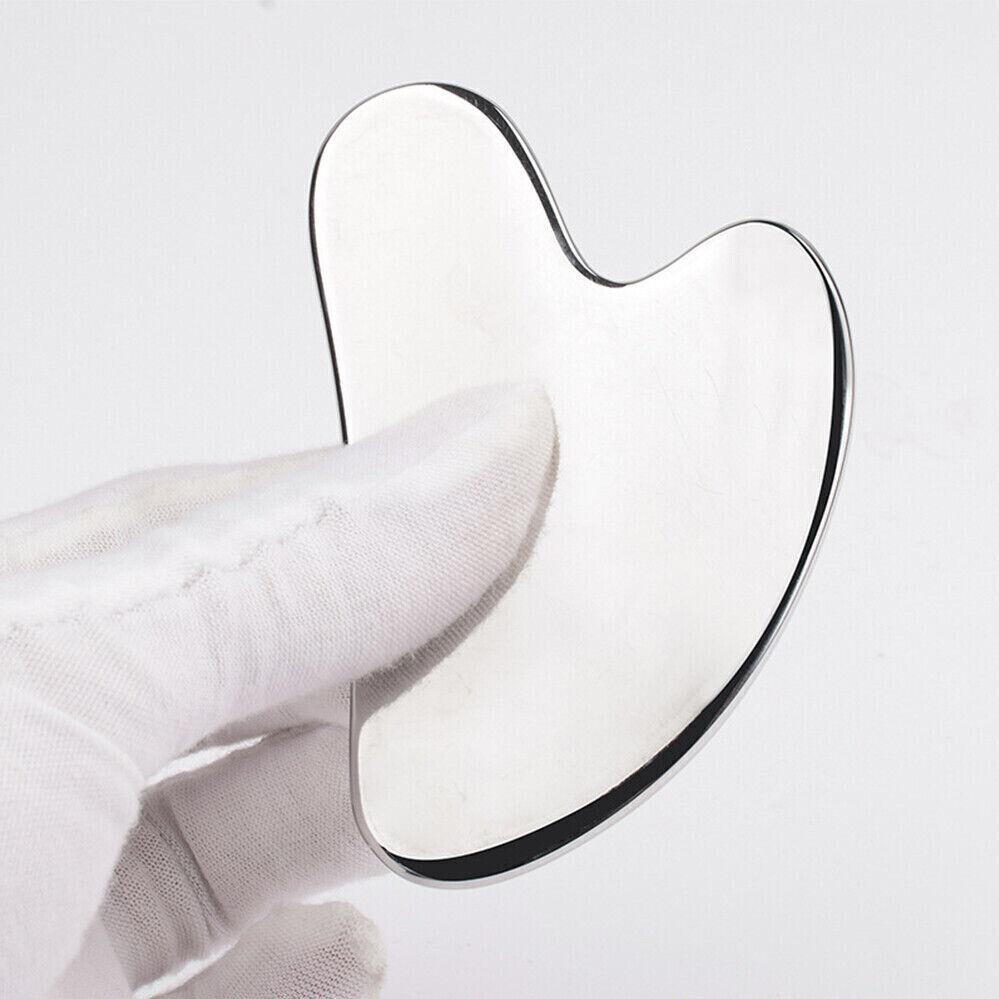 Stainless Steel Gua Sha Massage Tool Facial Skin Care Massager Gua Sha Board