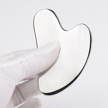 Stainless Steel Gua Sha Massage Tool Facial Skin Care Massager Gua Sha Board