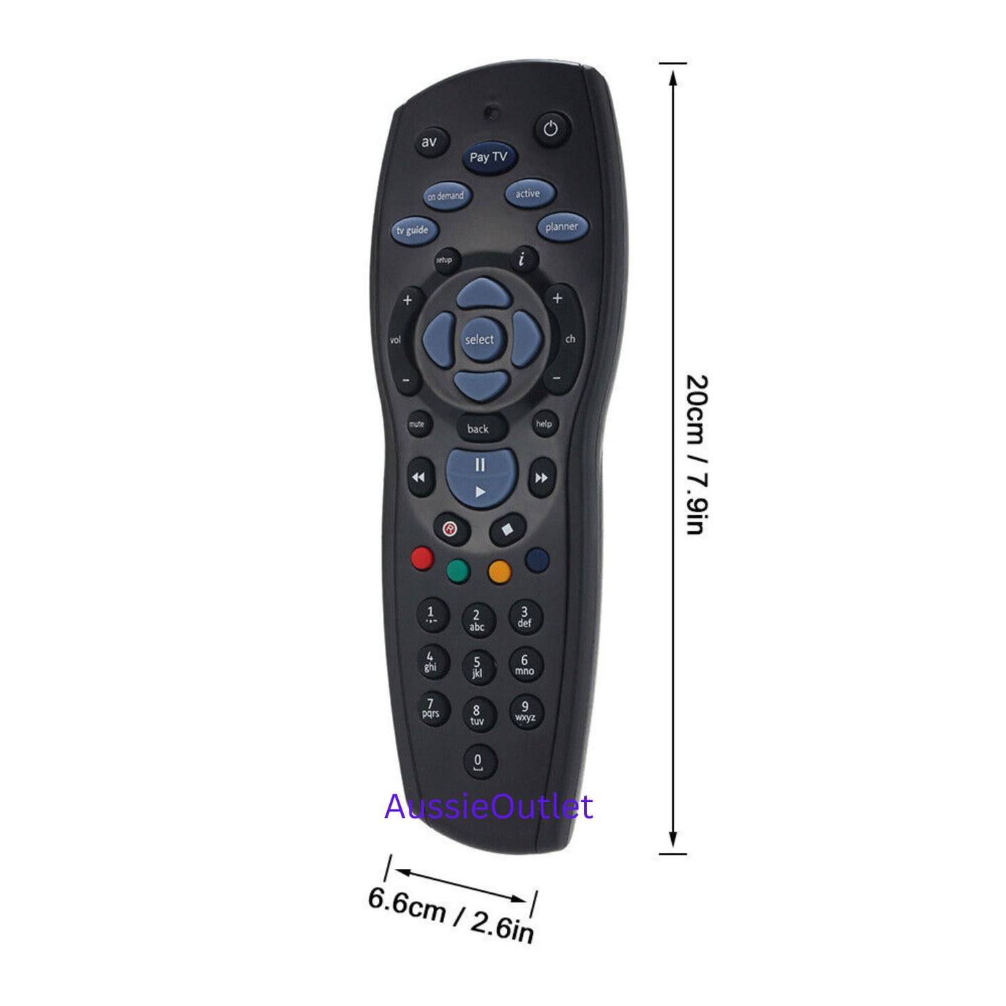 NEW PayTV Remote Control Compatible with Foxtel, Standard IQ IQ2 IQ3 IQ4 HD