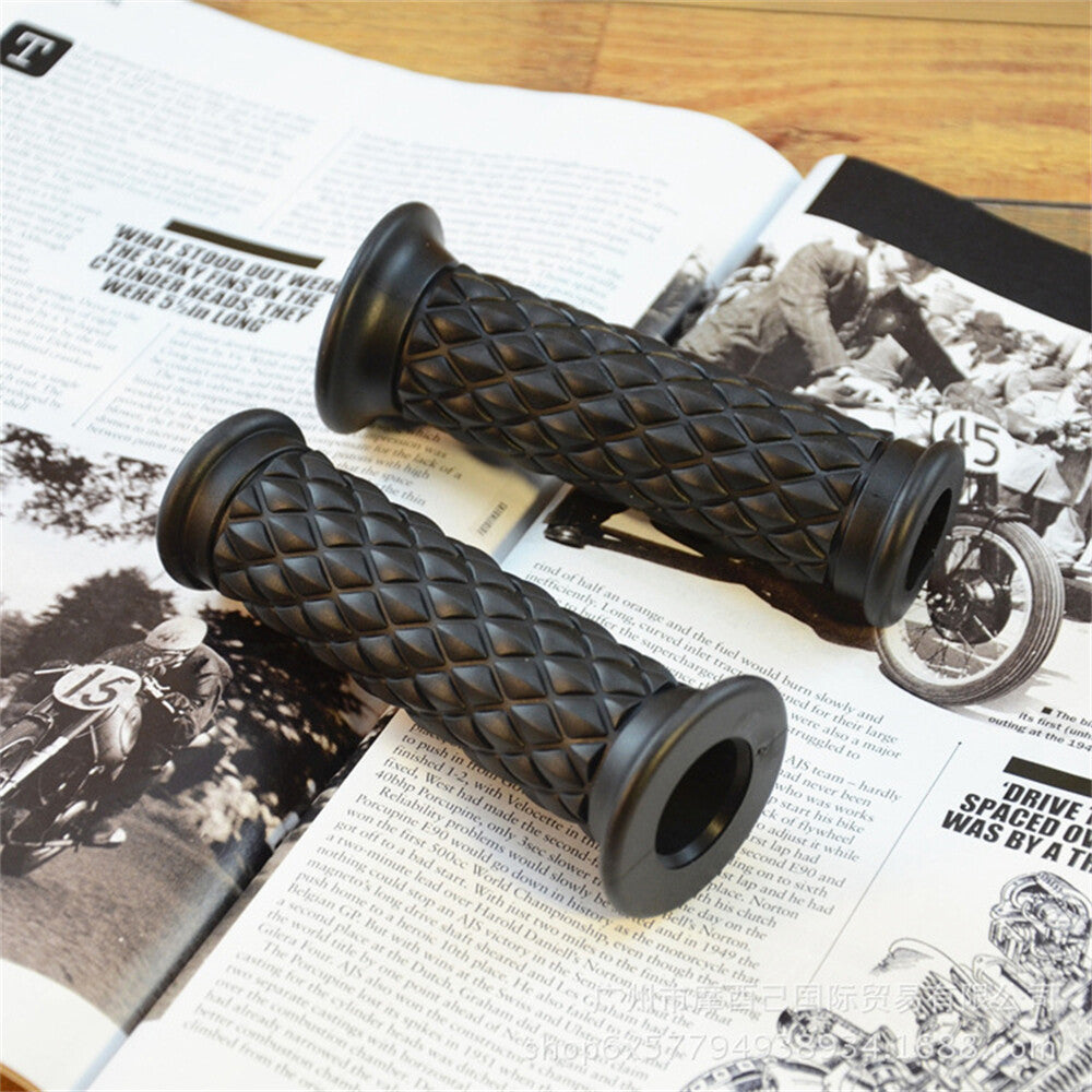 Motorcycle Rubber Gel Hand Grips For 7/8in 22mm Handlebar Sports Bike Universal