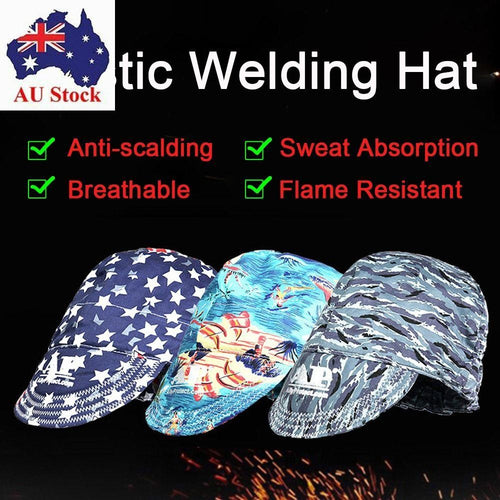 Sweat Absorption Welder Work Cap Welding Protective Hats  Welder Protection