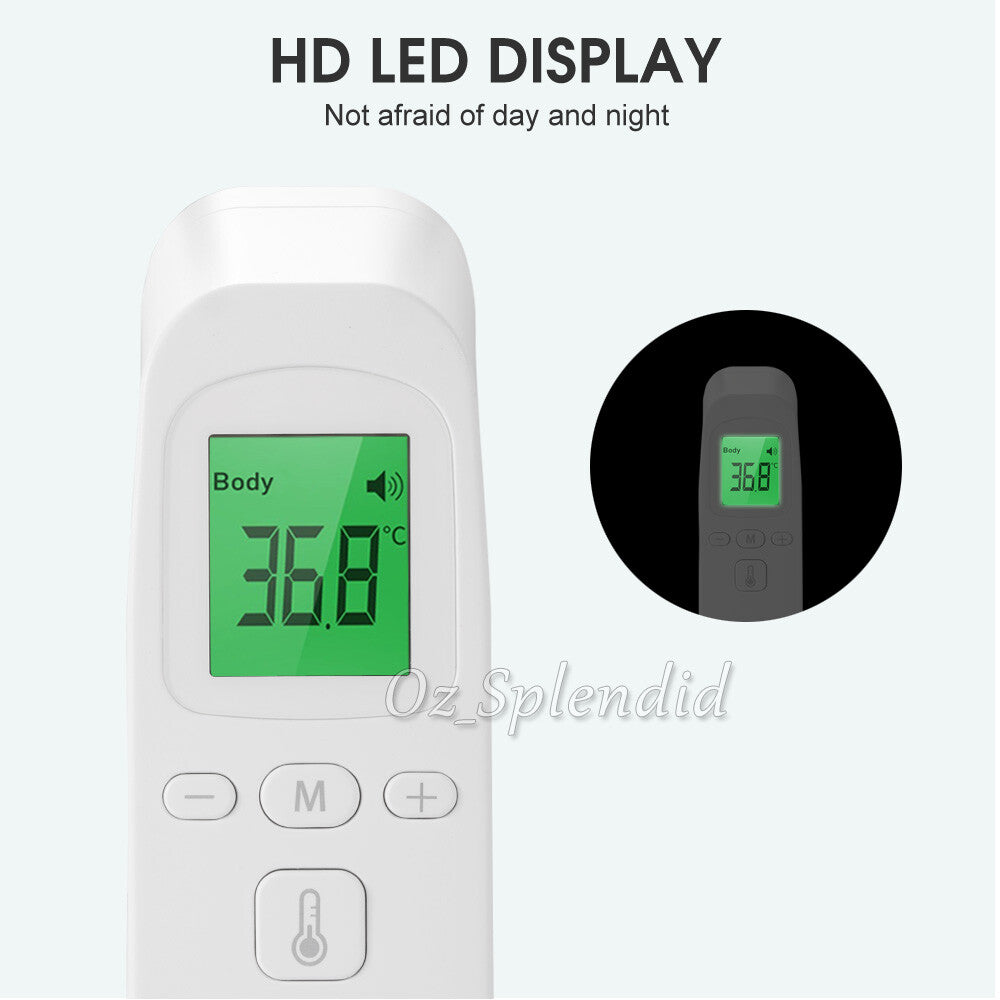 Digital IR Thermometer Forehead Ear Non-contact Infrared Body Temperature Gun AU