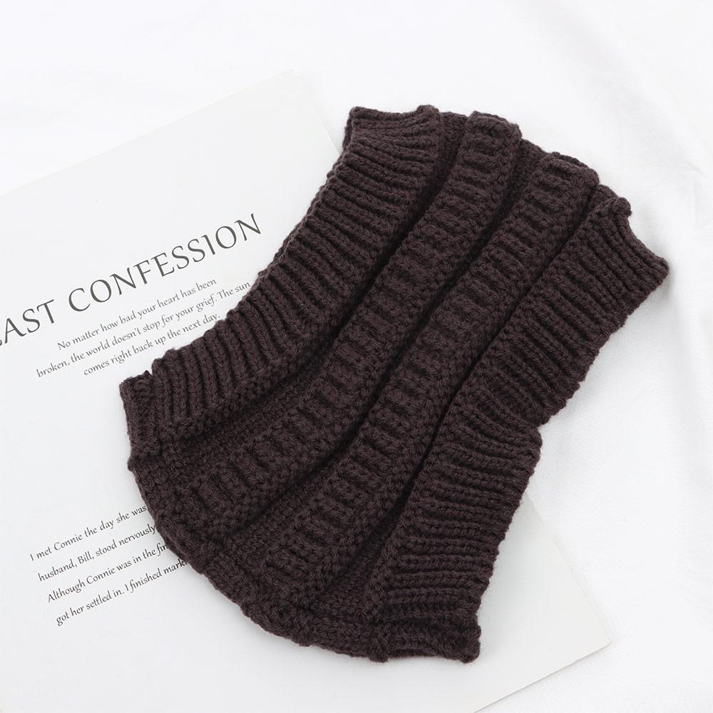 Turban Headwear Hair Band Knitting Headband Ponytail Beanie Hat Ear Warmer