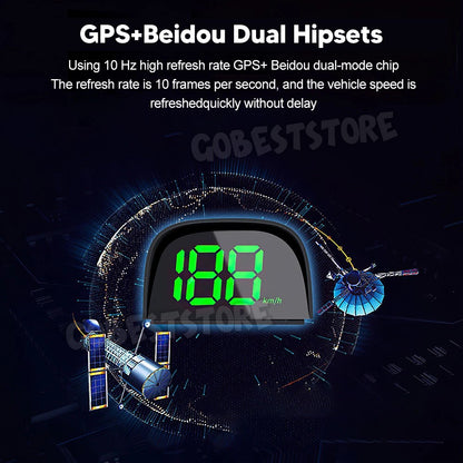 Digital Speedometer Universal GPS Car KMH Head Up Display Display Driving Speed