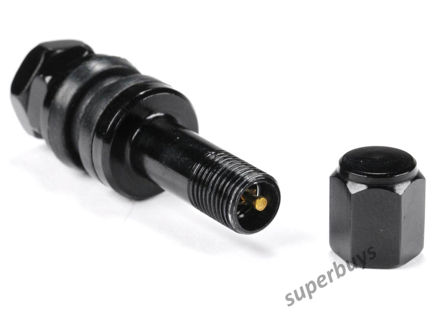 2pcs TR43E Bolt In Tyre Valve Tire Metal Tubeless Clamp In Wheel Rim Rubber
