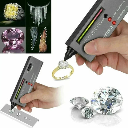 New V2 Diamond Tester Selector Gemstone Tool Gem Jewelry Test Tool LED AU