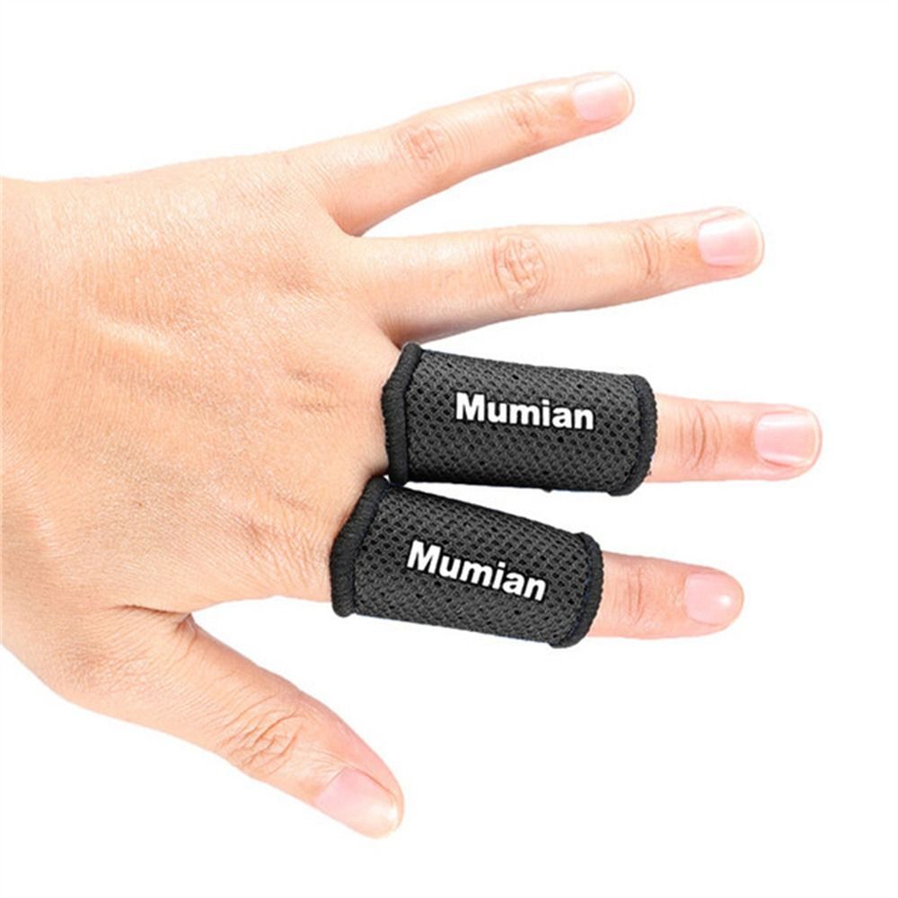 Elastic Finger Sleeve Finger Support Band Breathable Finger Protection Guard AU～
