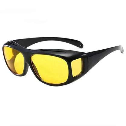 Night Driving Glasses HD Anti Glare Vision Polarized Yellow Lens Tinted Unisex