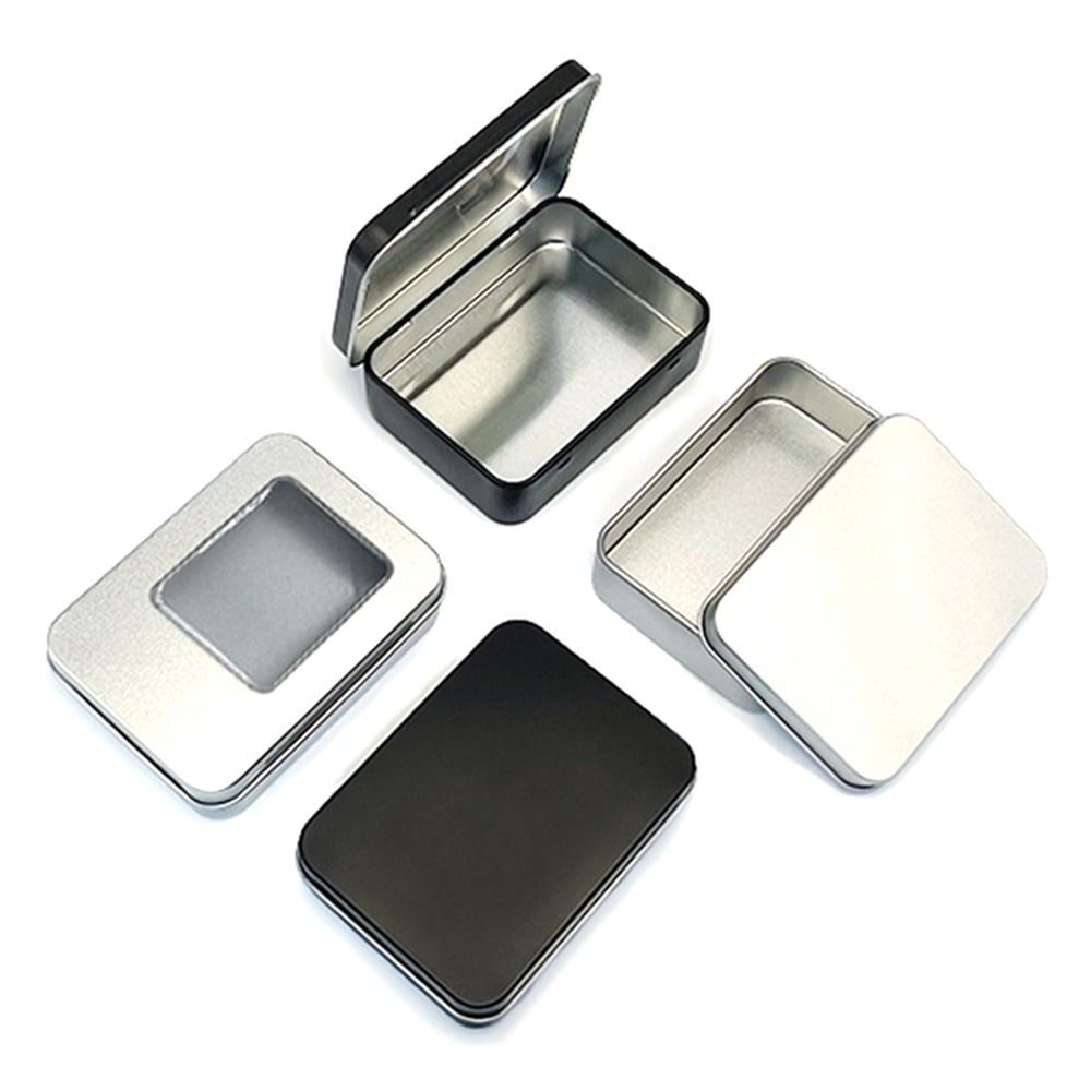 Empty Storage Box Multistyles Trading Card Case Small Tin Box  Candy