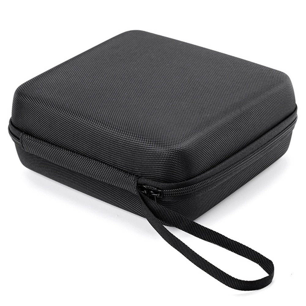 Black Zipper Earphone Case Hard Shell Pouch Carrying Bag  for Earphone