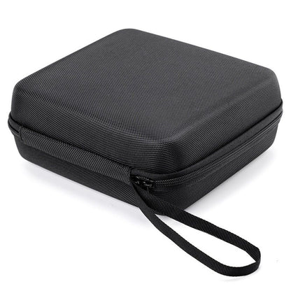 Black Zipper Earphone Case Hard Shell Pouch Carrying Bag  for Earphone