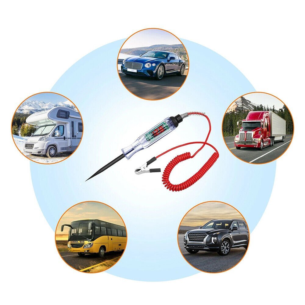 6-24V Digital Electric Circuit LCD Tester Test Lights Car Truck Probe Pen